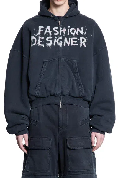 Balenciaga Sweatshirts In Blue