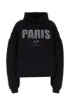 Balenciaga Women's Cotton Sweatshirt In Black