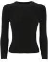Balenciaga Black Sweater With All-over Bb Motif In Open Knit Wool Woman In Black