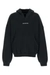 Balenciaga Cotton Sweatshirt In Black
