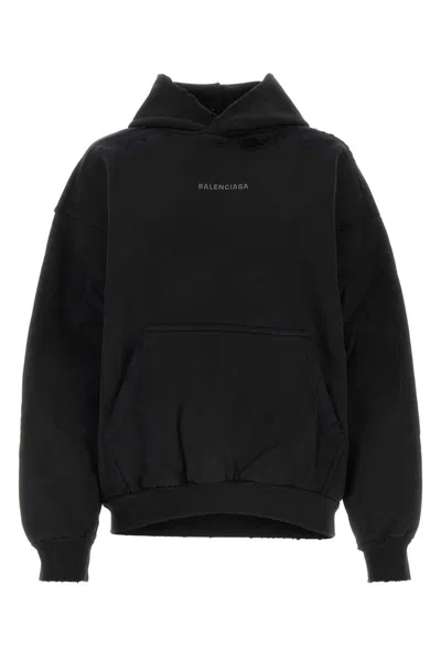 Balenciaga Sweatshirts In Black