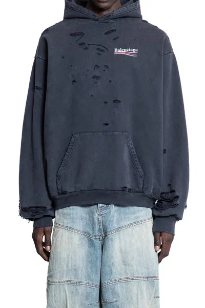 Balenciaga Sweatshirts In Blue