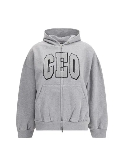 Balenciaga Sweatshirts In Gray