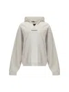 Balenciaga Men Back Medium Fit Hoodie In White