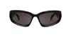 BALENCIAGA SWIFT OVAL - BLACK SUNGLASSES