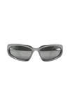 Balenciaga Swift Oval Sunglasses Accessories In Grey