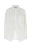 Balenciaga Poplin Shirt In White