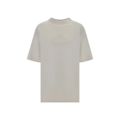 Balenciaga Oversized Monogram Crew Neck T-shirt In White