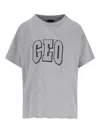 Balenciaga Ceo Asymmetrical Crewneck T-shirt