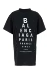 Balenciaga Women Black Coton Oversize Shirt In Black