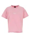 Balenciaga Asymmetrical Bottom Laurel Classic Boxy T-shirt Clothing In Baby Pink
