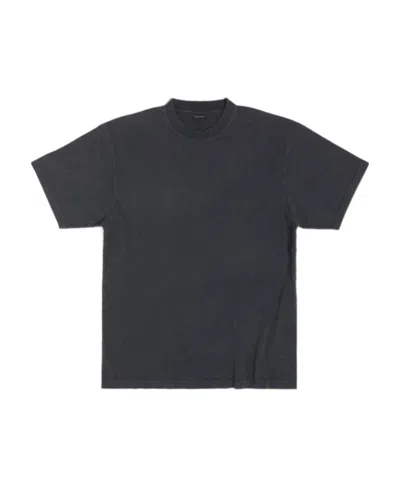 Balenciaga T-shirt  Back Large Fit Da Donna In Nero In Blue
