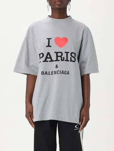 BALENCIAGA T-SHIRT BALENCIAGA WOMAN COLOR BLACK,G73701002