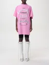 Balenciaga Printed Hoodie Sweatshirt In Pink