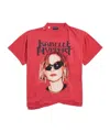 Balenciaga T-shirt Boxy Isabelle In Faded Red