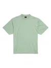 Balenciaga Back Reflective T-shirt Medium Fit In Sage Green In Green