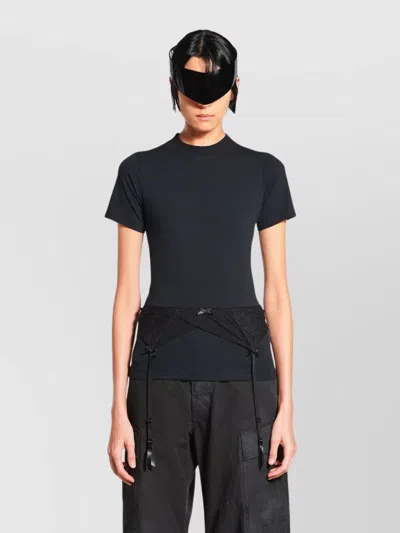 BALENCIAGA T-SHIRT DECORATED STRAPS