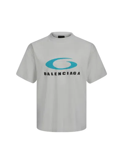 Balenciaga Loop Sports Icon Short T-shirt In White