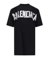Balenciaga T-shirt Aus Baumwolle In Black