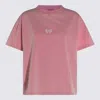 Balenciaga Pink Cotton T-shirt In Baby Pink