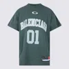 Balenciaga Graphic Print Basketball Short Sleeve T-shirt In Green