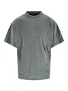 Balenciaga Crew Neck Short Sleeve Relaxed Fit T-shirt In Gray