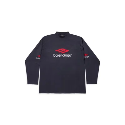 Pre-owned Balenciaga T-shirt Logo Paris Monogram 720250tpvd71470 In Black
