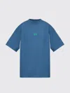Balenciaga Men's Fit T-shirt In Blue