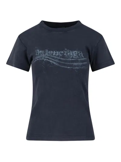 Balenciaga T-shirt In Multi
