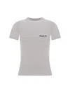 Balenciaga Beverly Hills Embroidered T-shirt In Off White/black