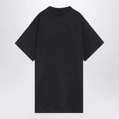 Balenciaga T-shirt Over Painted In Vintage Jersey In Black