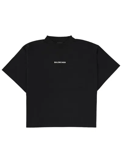Balenciaga T-shirt With Logo In Black