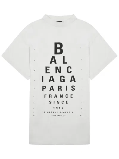 Balenciaga T-shirt With Print In White