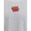 Balenciaga Short Sleeves Cotton Tee In Gray