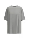 Balenciaga Beige Blackletter Script T-shirt In Gray