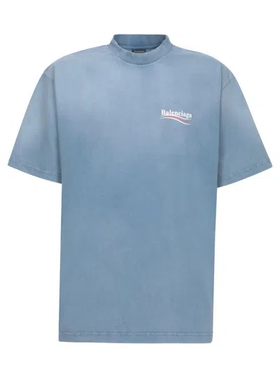 Balenciaga T-shirts In Blue