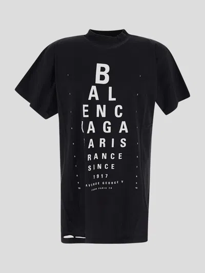 Balenciaga T-shirts And Polos In Black