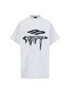 Balenciaga '3b Liquefied' T-shirt In White