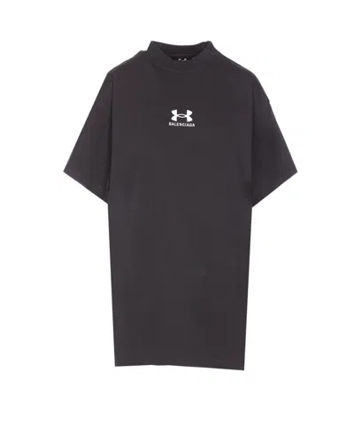 Balenciaga Under Armour Oversized T-shirt In Brown