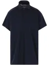 Balenciaga Logo's Polo Shirt In Blue