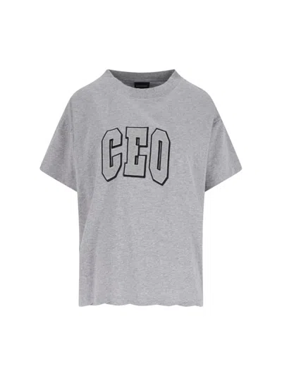 Balenciaga T-shirts And Polos In Gray