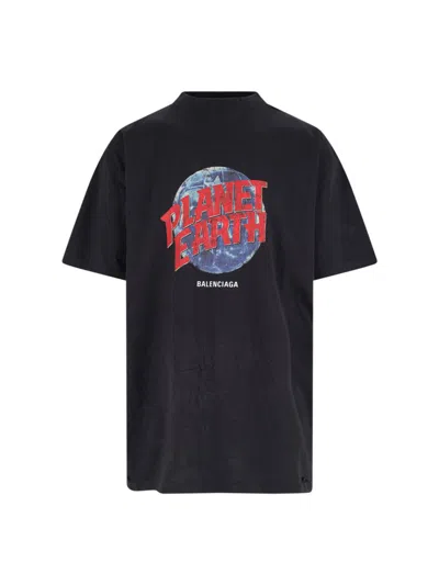 Balenciaga T-shirts And Polos In Black