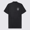 Balenciaga Oversize T-shirt In Black