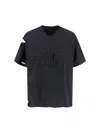 Balenciaga Women Logo Motif T-shirt In Black