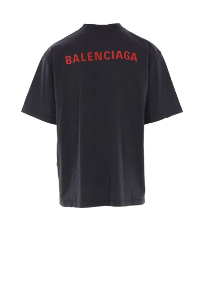 Balenciaga T-shirts And Polos In Black