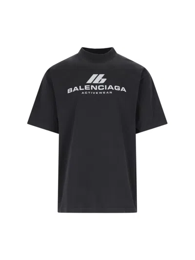 Balenciaga T-shirts And Polos In Black