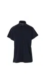 Balenciaga Logo's Polo Shirt In Blue
