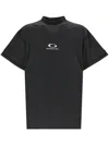 Balenciaga Black Inside Out T-shirt In Faded Washed Black