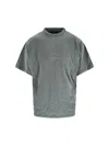 Balenciaga Crew Neck Short Sleeve Relaxed Fit T-shirt In Gray