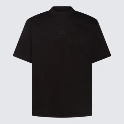 Balenciaga T-shirts And Polos In Washed Black